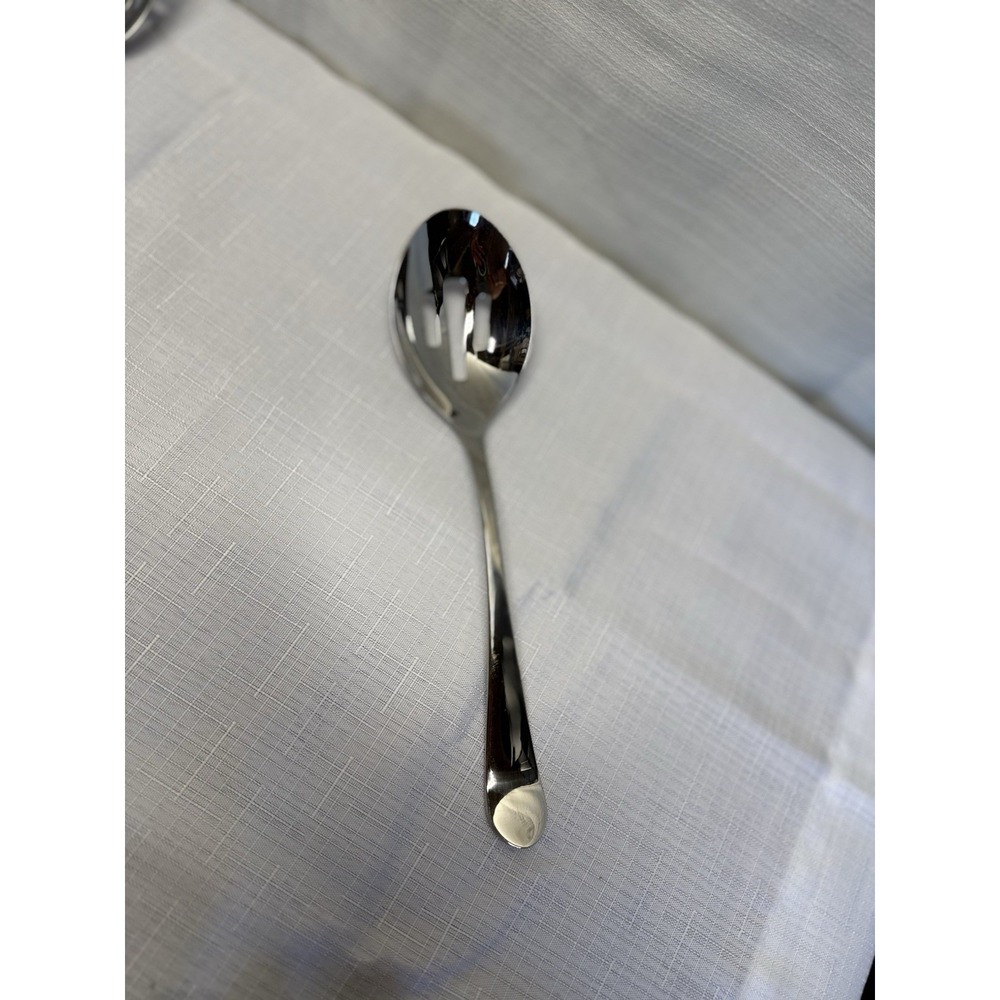 Gourmet Settings GS 18/10 Stainless Pierced Serving Spoon Slotted Flatware